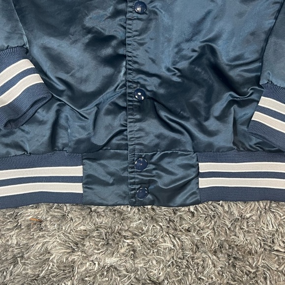 Vintage Chalk Line L Dallas Cowboys Starter Style Spellout Jacket EUC Rare! - Picture 2 of 10